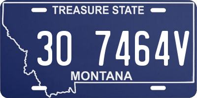 MT license plate 307464V