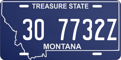 MT license plate 307732Z