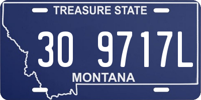 MT license plate 309717L