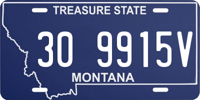 MT license plate 309915V