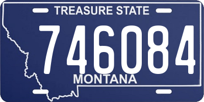 MT license plate 746084