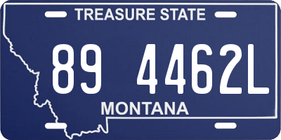 MT license plate 894462L