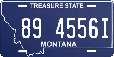 MT license plate 894556I