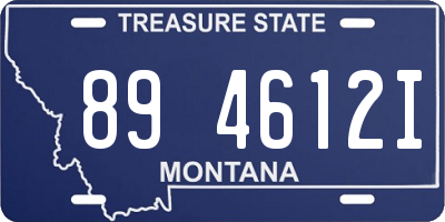 MT license plate 894612I