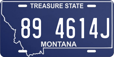 MT license plate 894614J