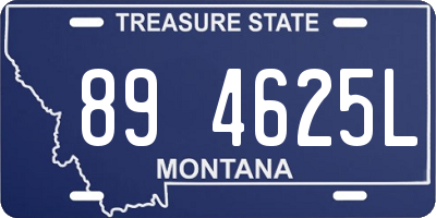 MT license plate 894625L