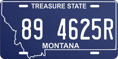 MT license plate 894625R