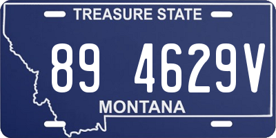 MT license plate 894629V