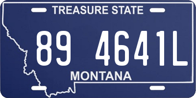 MT license plate 894641L