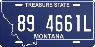 MT license plate 894661L