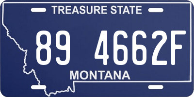 MT license plate 894662F