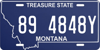 MT license plate 894848Y