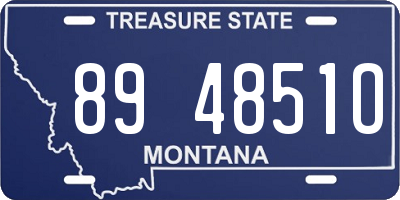 MT license plate 894851O