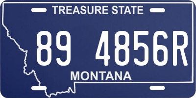 MT license plate 894856R