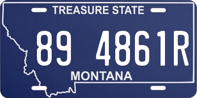 MT license plate 894861R