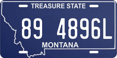 MT license plate 894896L