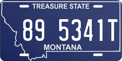 MT license plate 895341T