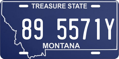 MT license plate 895571Y