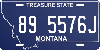 MT license plate 895576J