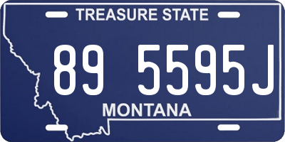 MT license plate 895595J