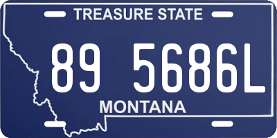 MT license plate 895686L