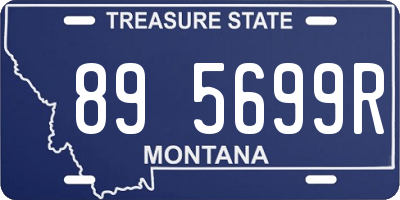 MT license plate 895699R