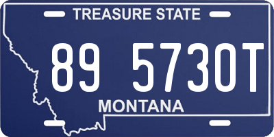 MT license plate 895730T