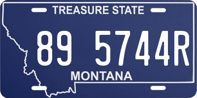 MT license plate 895744R