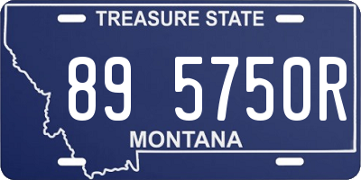 MT license plate 895750R