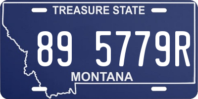 MT license plate 895779R