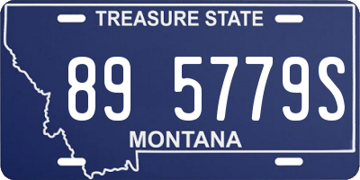 MT license plate 895779S