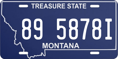 MT license plate 895878I