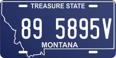 MT license plate 895895V