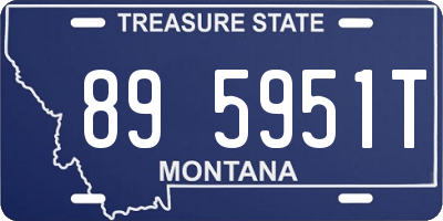 MT license plate 895951T
