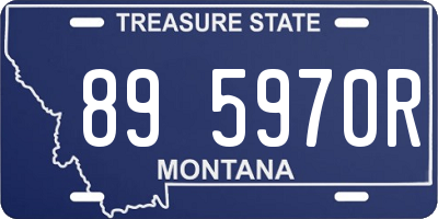 MT license plate 895970R