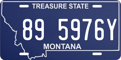 MT license plate 895976Y