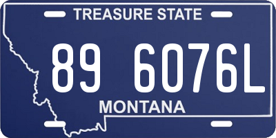 MT license plate 896076L