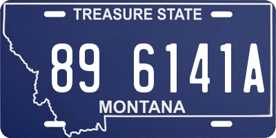 MT license plate 896141A
