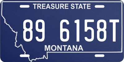 MT license plate 896158T
