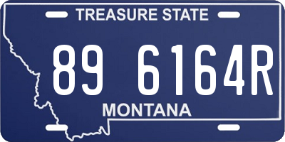 MT license plate 896164R