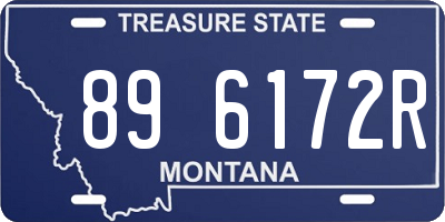 MT license plate 896172R