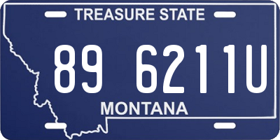MT license plate 896211U