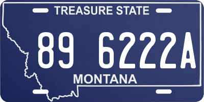 MT license plate 896222A