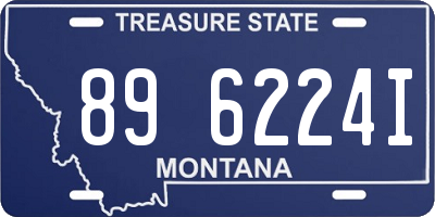 MT license plate 896224I