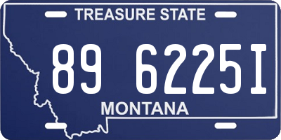 MT license plate 896225I