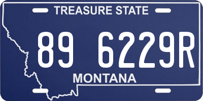 MT license plate 896229R