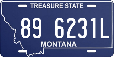 MT license plate 896231L