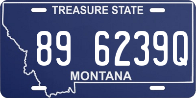 MT license plate 896239Q