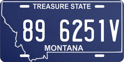 MT license plate 896251V