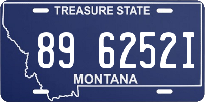 MT license plate 896252I